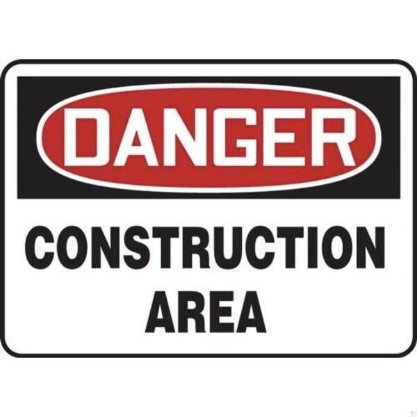 Accuform OSHA DANGER SAFETY SIGN CONSTRUCTIO MCRT127XL MCRT127XL - main